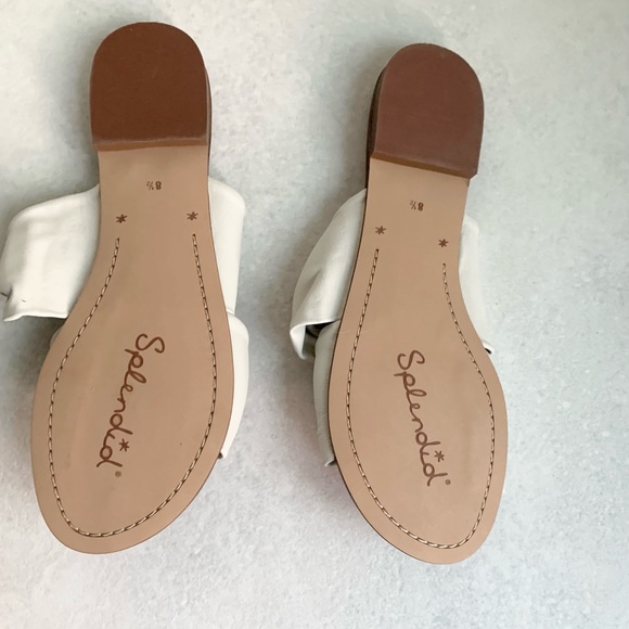 SPLENDID Leather Knot Barton Flat Sandals- NEVER WORN - Picture 4 of 6